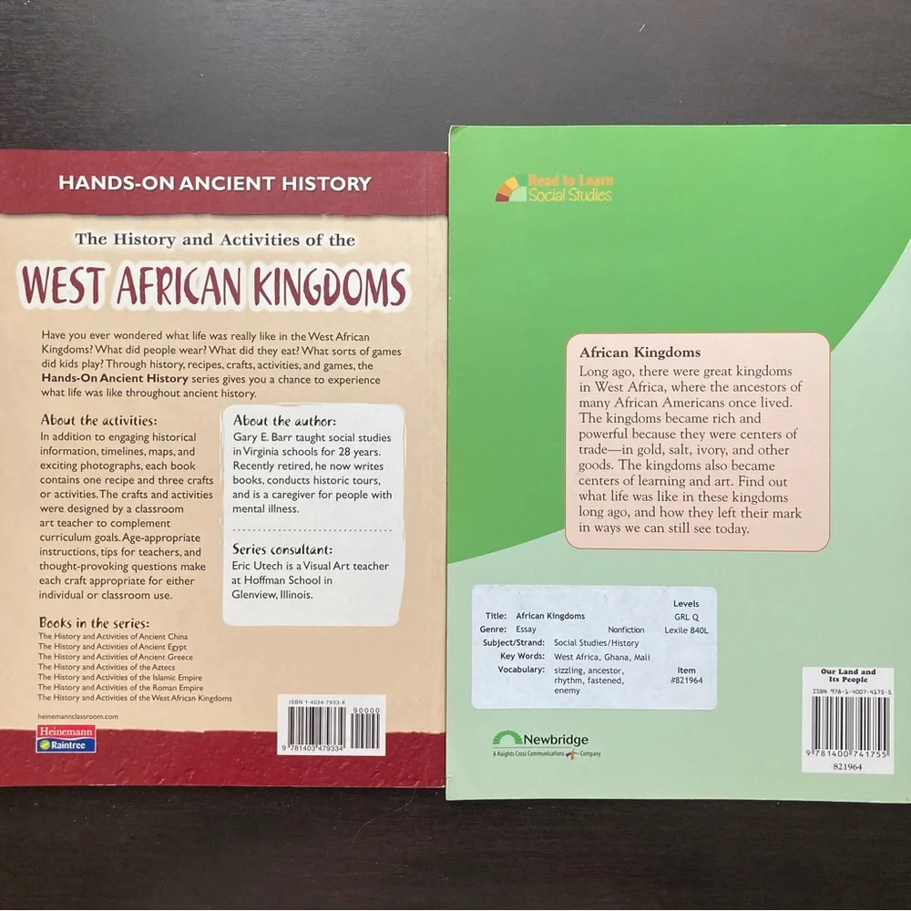 ☀️ 2 African kingdom books